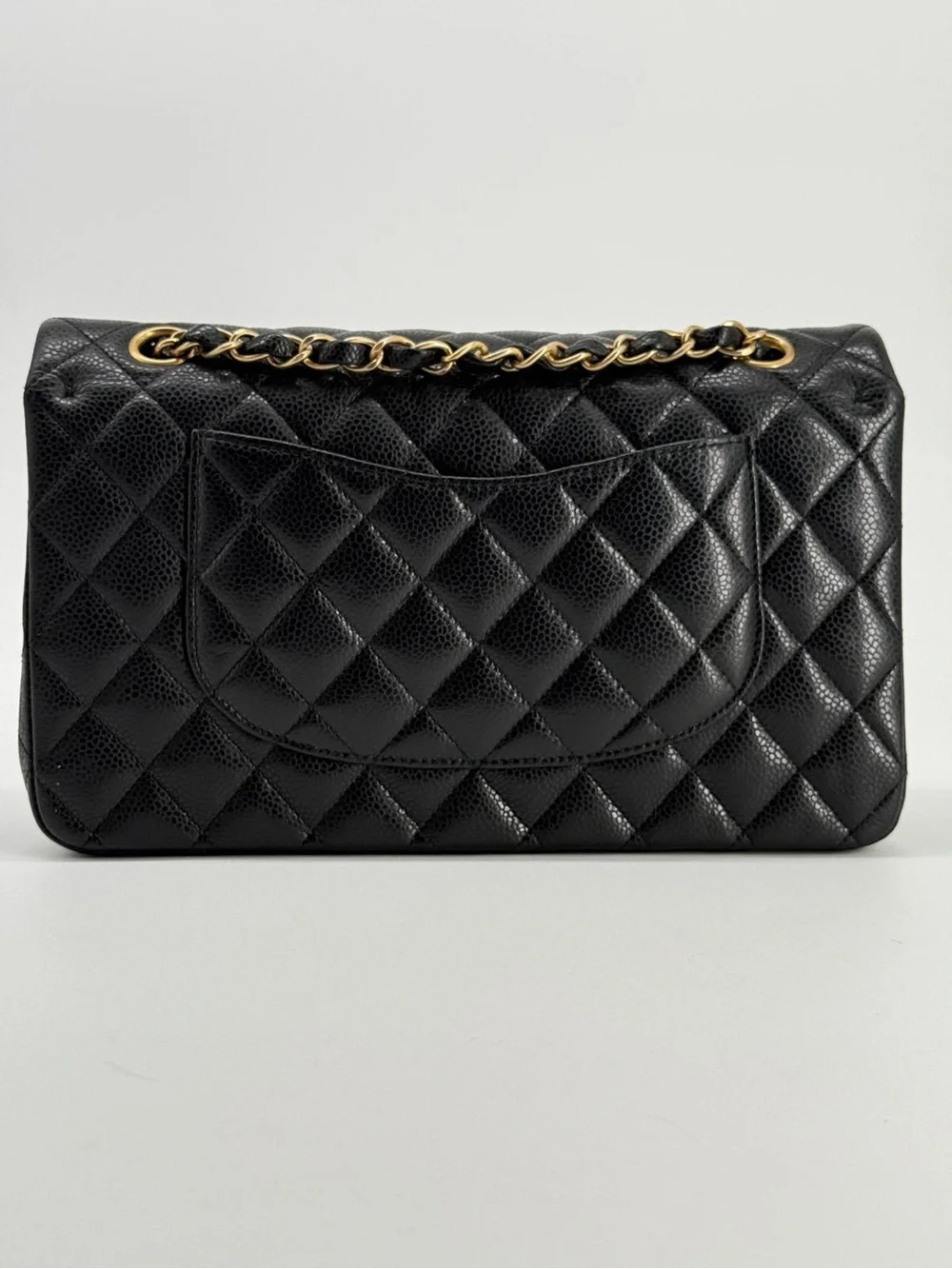 Chanel Medium Classic Double Flap Caviar Leather Bag